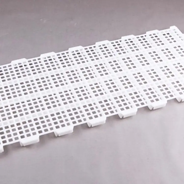 poultry house white slatted grating shed slat mesh flooring mat system plastic chicken floor for broiler farm