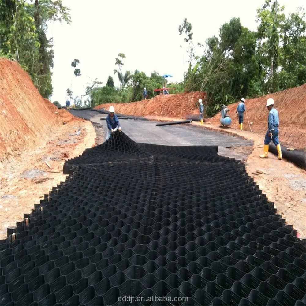 
Plastic Building Materials HDPE geocell used in road construction 