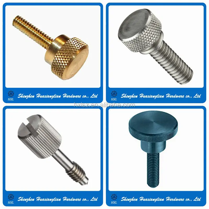 OEM завод под заказ латунная накатанная головка M3 M4 метрический винт