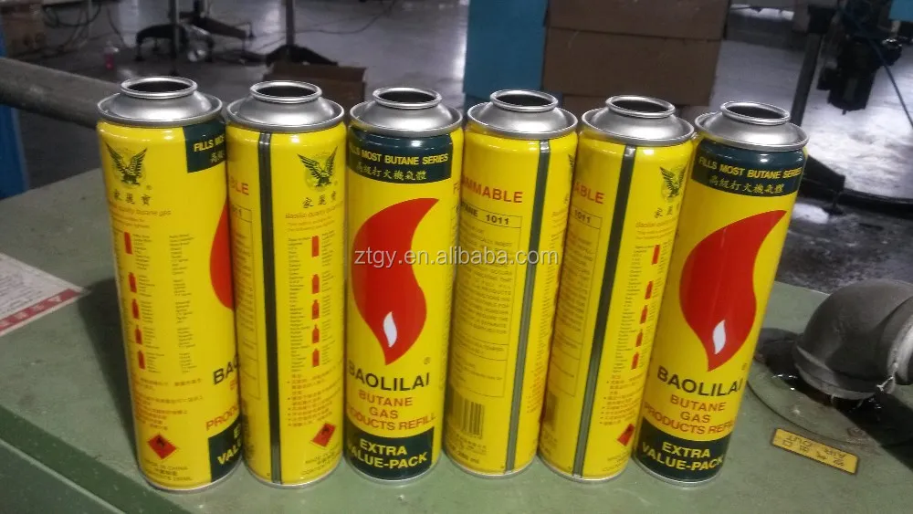  Металлический ящик и газовый баллон прямой аэрозольный