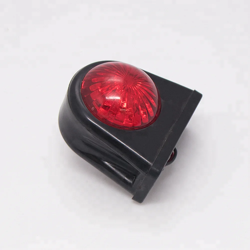 12 светодиодов красный белый резиновый свет боковой фонарь