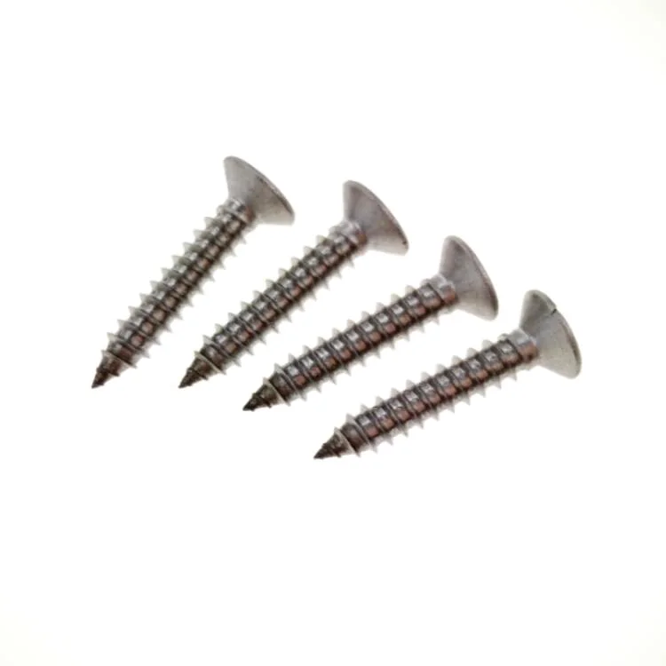 Flat Head Stainless Steel Self Tapping Screws Cross Recessed 4.2 X 16 DIN 7982