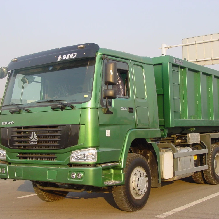 Hydraulic Waste Hook Lift Bin Truck 19m3 Heavy Duty Rubbish Collection Truck