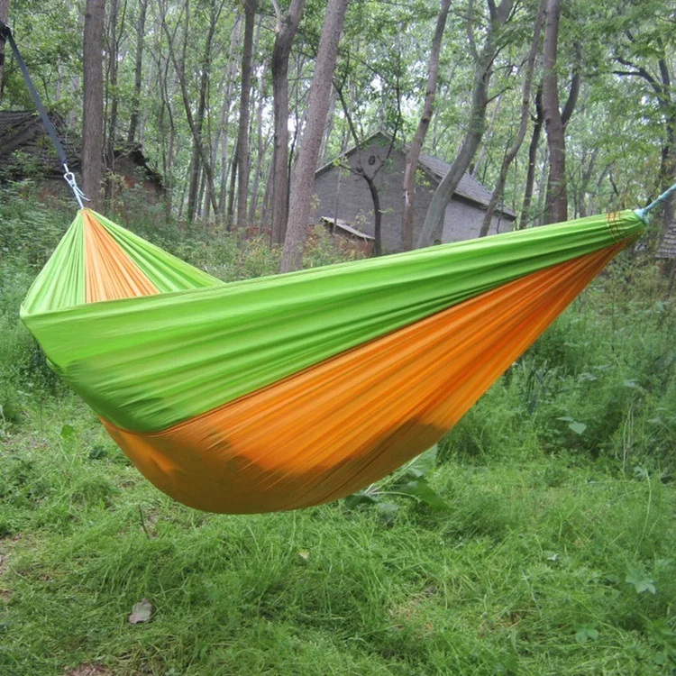 
Portable Double Camping Parachute Nylon Hammock 