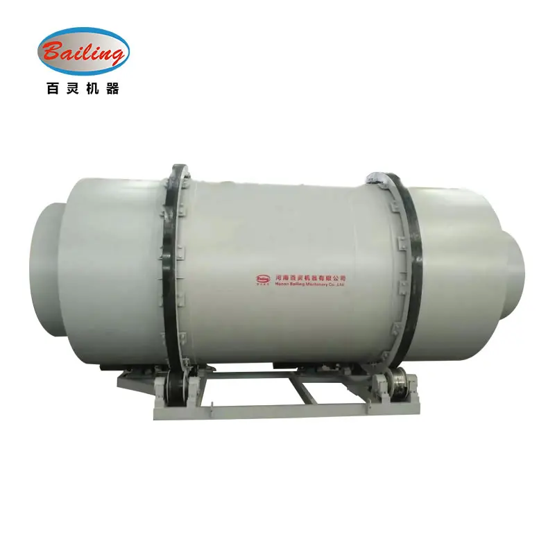 Three-drum dryer for quartz sand