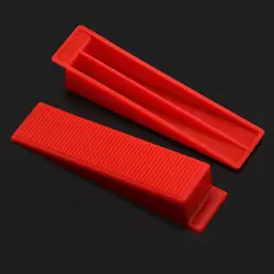 Tile leveling systems wedges