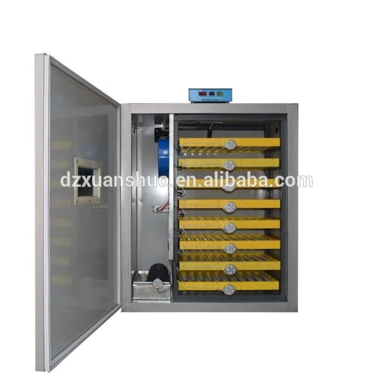 China dezhou 500 Chicken Eggs Commercial rolling Egg Incubator