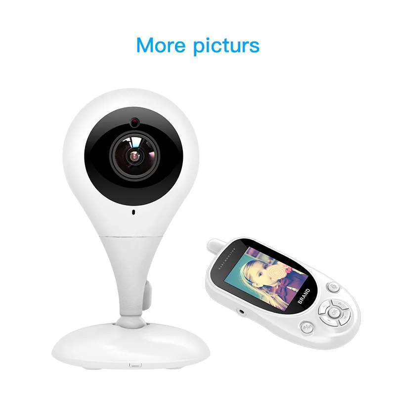 HDKING Baby Mood Monitor 2.4 Inch HD Screen with 10pcs 940 Infrared Night Vision Leds