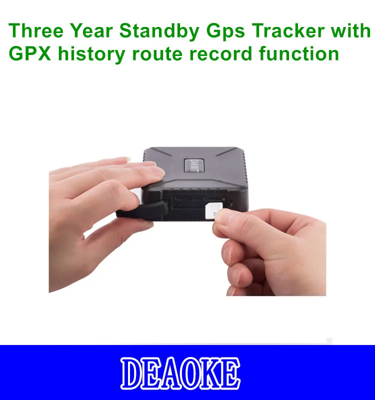 2021 newest big battery magnetic gps tracker with vibration alarm voice monitoring tk800b gps tracker for car truck container