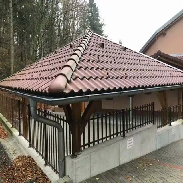 
Custom roof drain size brackets aluminium rain gutter 