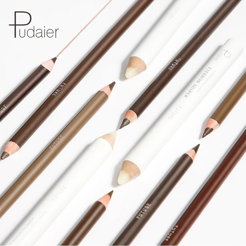 Pudaier New Perfect 10-color Machete Eyebrow Pencil Eyebrow Shaping Combination Sketch Makeup Sweat Long Lasting Protection