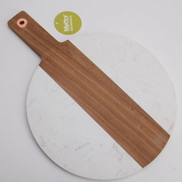 
Super Easy Clean flexible kitchen Marble round chopping board 