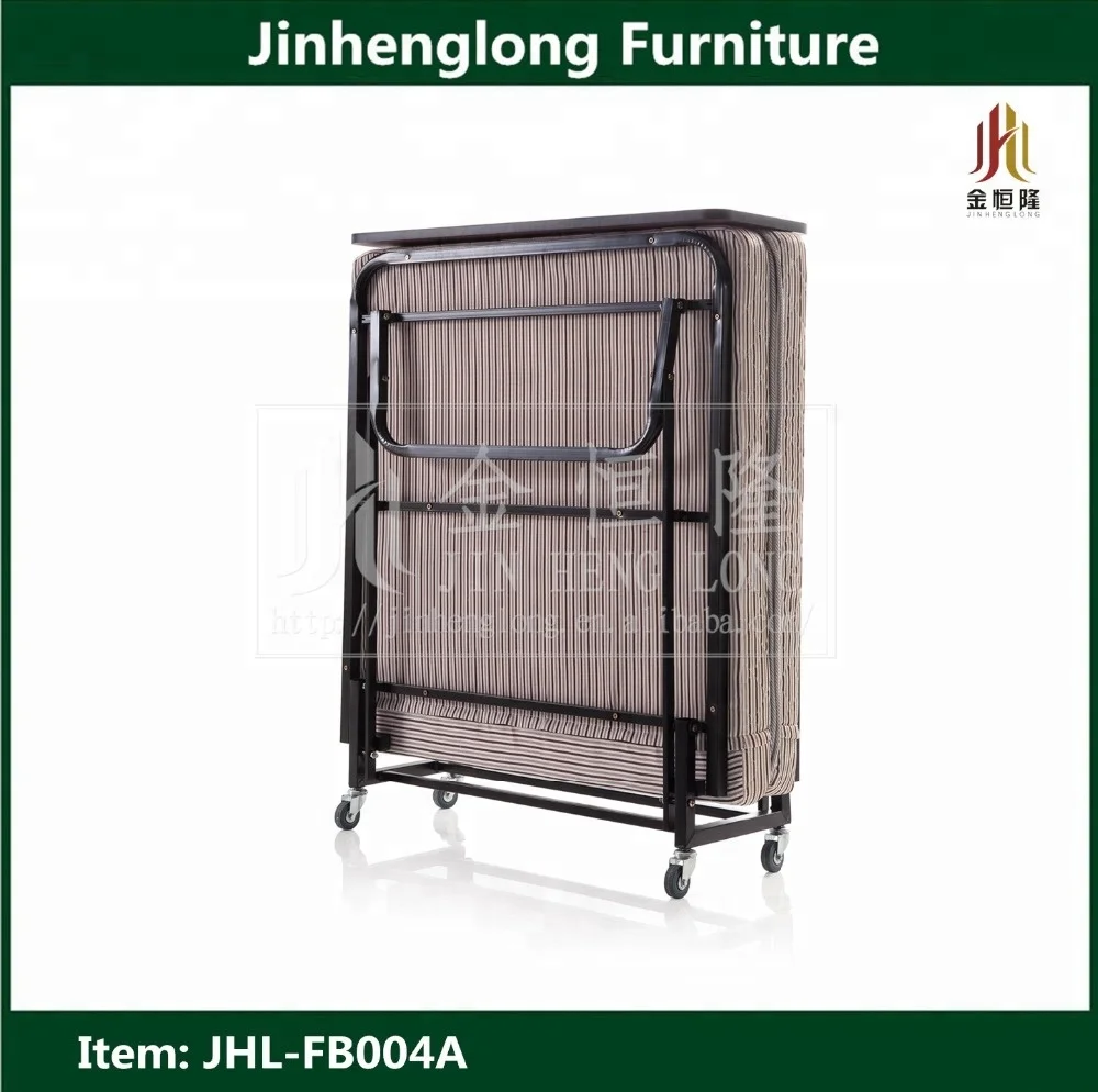 Hotel extra bed Rollaway folding bed with Foam mattress