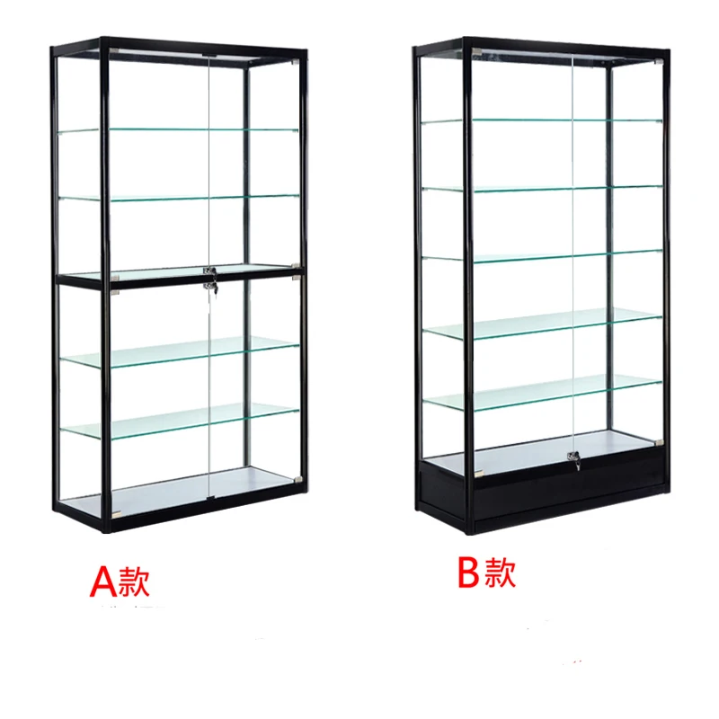 Modern luxury wood glass jewellery display showcase /lockable jewelry counter designs/ perfume display stands