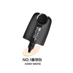 Authentic Music Flower 24H Lasting Waterproof Moisturizer Cheek Natural 2 in 1 BB Cream+Brightener For Makeup Base
