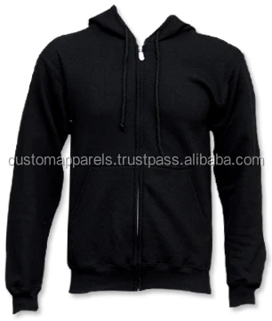 manufacturer custom men hoody with YKK zipper
