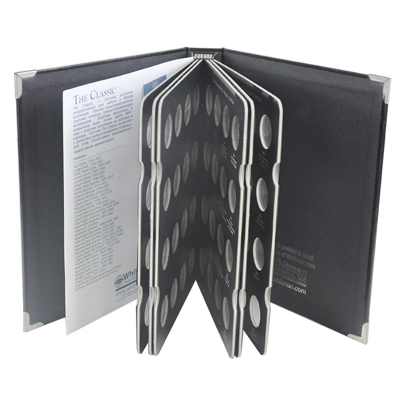 Coin Album With Metal Corners and PVC