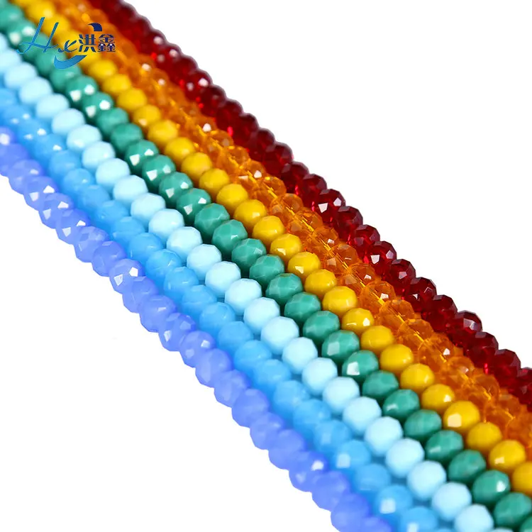Wholesale Free Sample Faceted Glass Beads Crystal