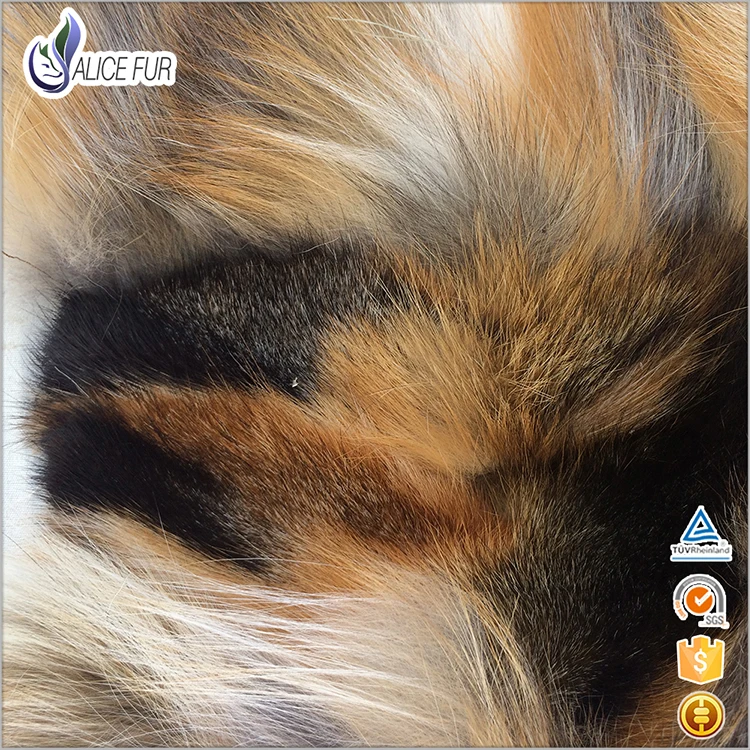 ALICEFUR Wholesale supply custom size real genuine solar fox leg fur blanket with cheap price
