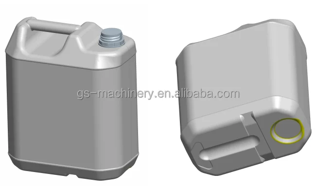 extrusion blow mold for beverage bottle