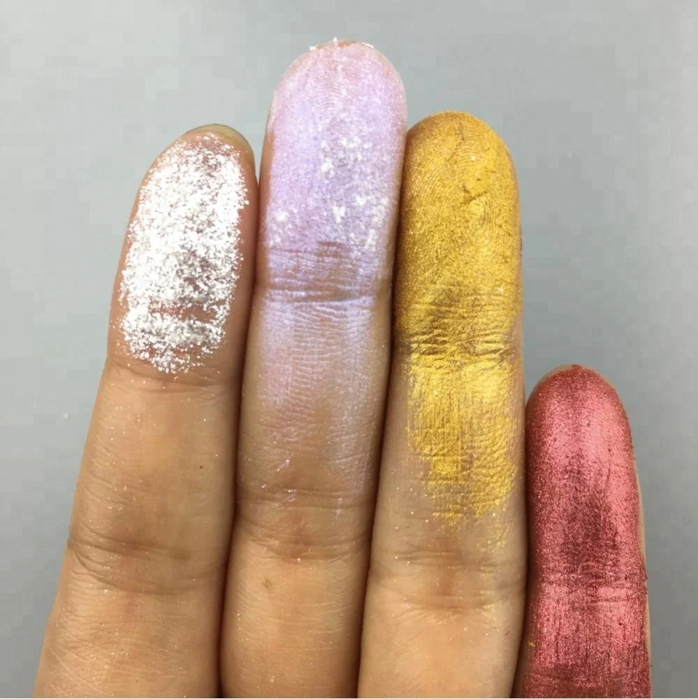 Crystal gold color pearl pigment Synthetic Mica for paint