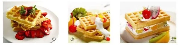 Waffle maker with CE custom plate commercial waffle maker