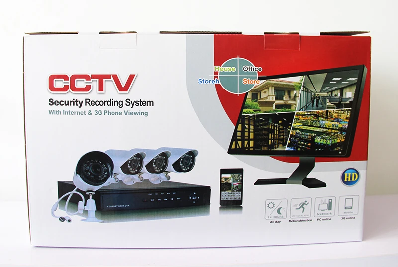 DVR Resolution 720P Demo Cctv hd Camera System 4ch Dvr Ki