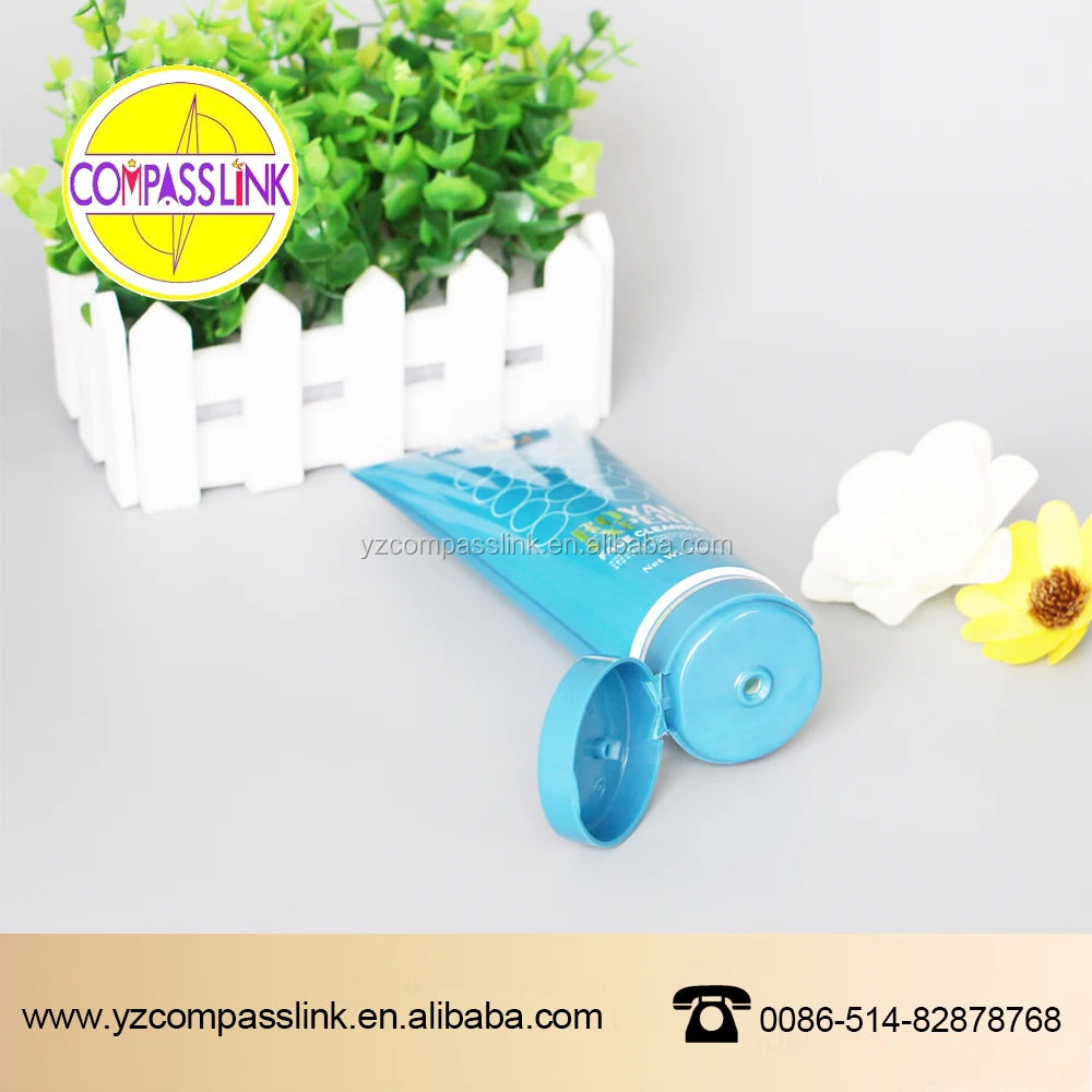 Yangzhou hand cream packing lotion containers cosmetic pe plastic soft  cosmetic squeeze tube