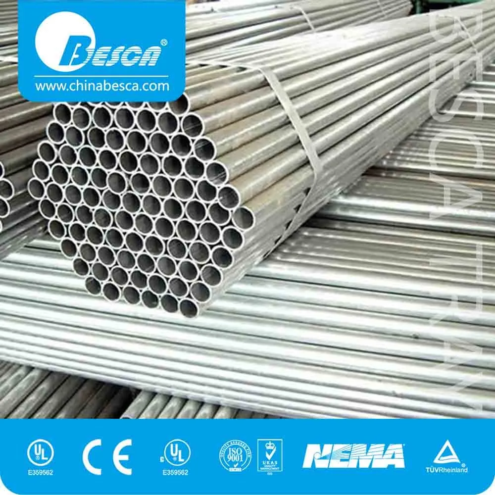 
Galvanized Zinc Coated EMT Standard Cable Conduit Manufacture 