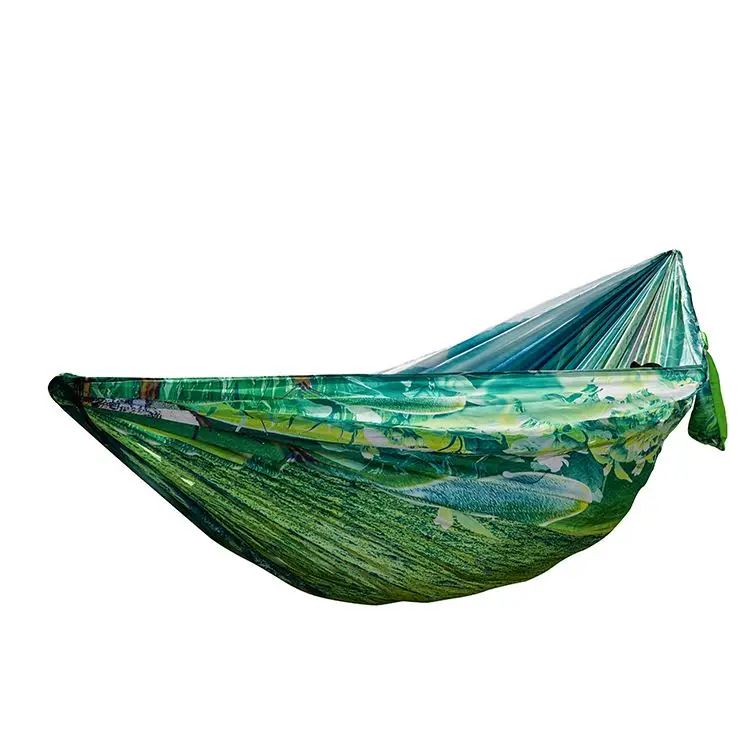 Outdoor hammock printing flag printing hammock, parachute Parachute cloth printing hammock