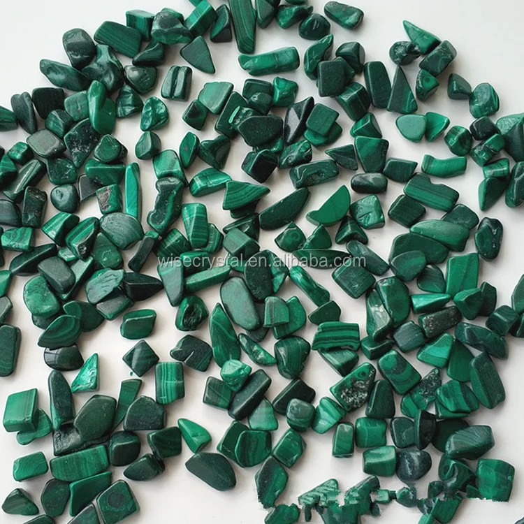 
Chakra stone crystal healing malachite polished Tumbled Gravel stone 
