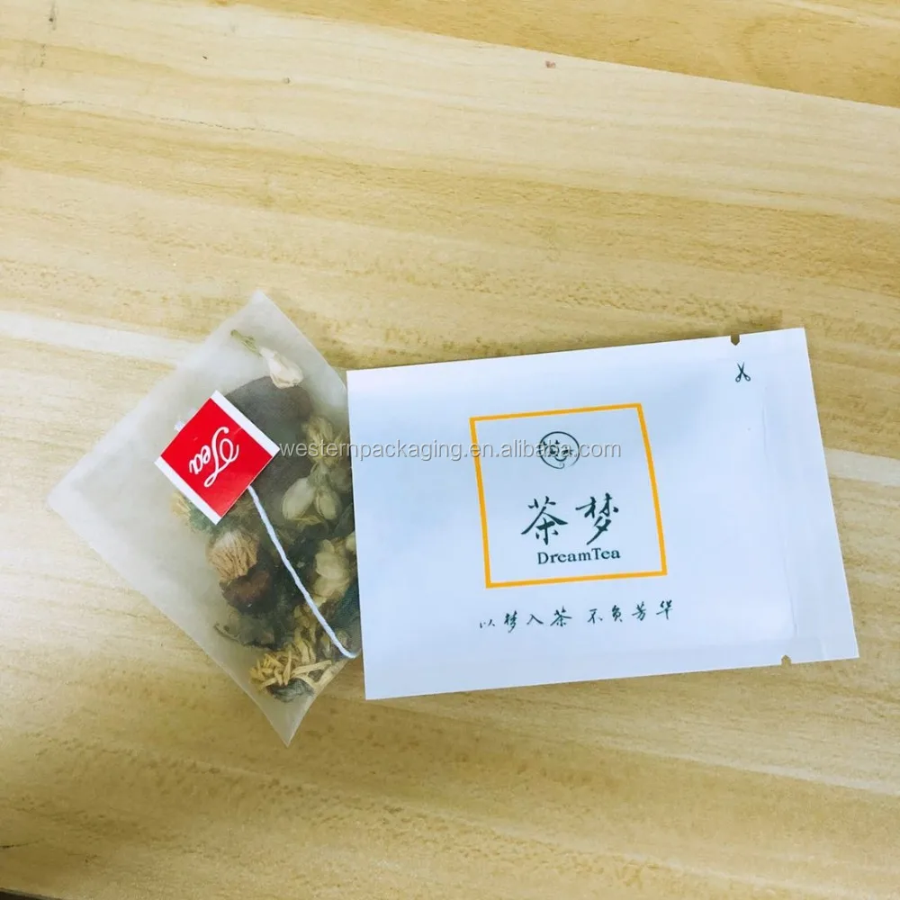 Biodegradable High Quality Pyramid Heat Seal Empty Nylon Mesh Triangle Tea Bag