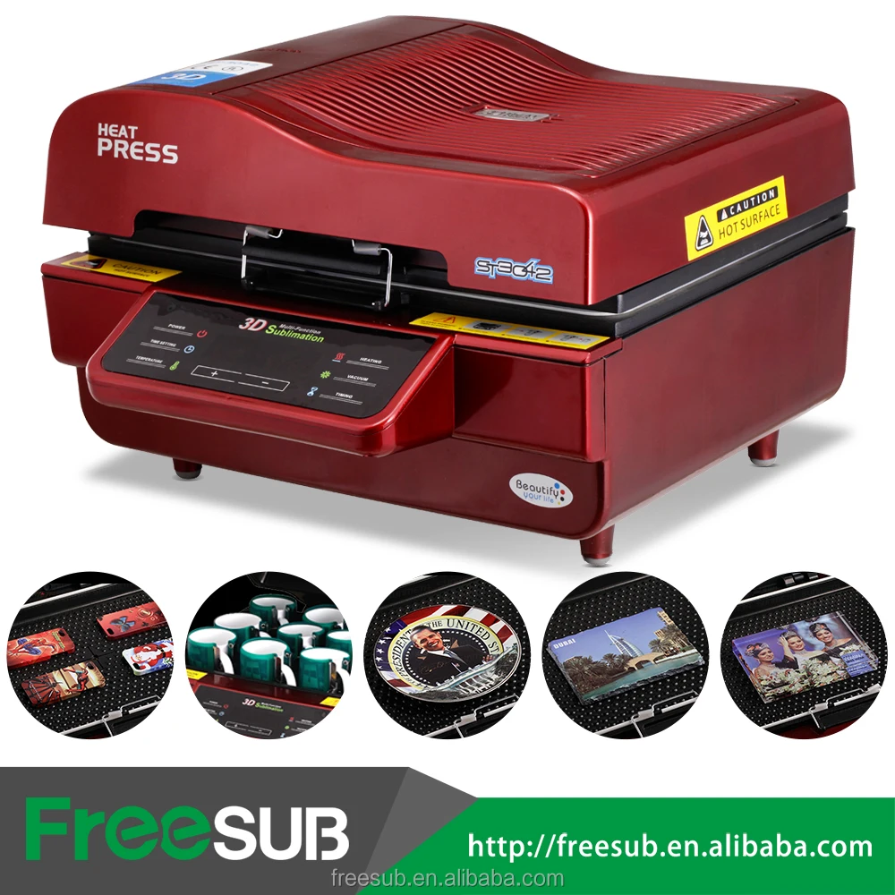 3D вакуумной сублимационной печати тепловой машины 3d принтер сублимации st-3042