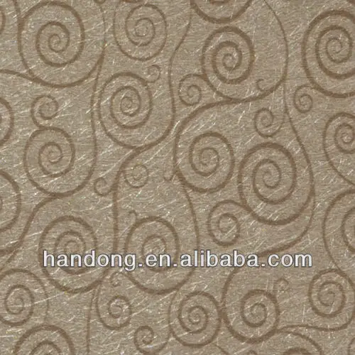 
 желтовато-коричневый прочный пвх обязательного бумаги для переплетного использования двойной цвет жемчуг соломы зерно дунгуань  