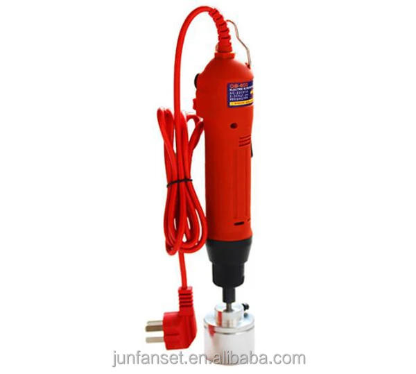 Small scale hand held plastic bottle cap sealing machine,screw capping machine, lid capper