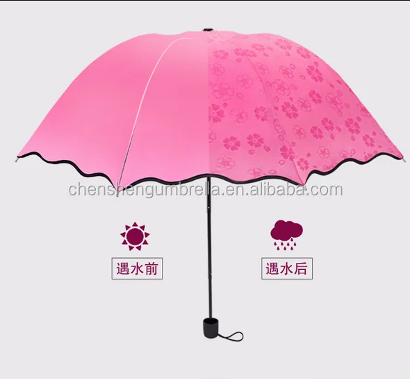 
 Влажная меняющая цвет волшебный Зонт меняющая цвет ткань влажная  