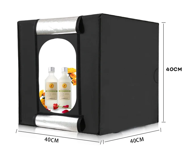 50x50 см Misterfoto Бестселлер Легко складывающаяся коробка со светодиодной подсветкой для фотостудии фоны из ПВХ