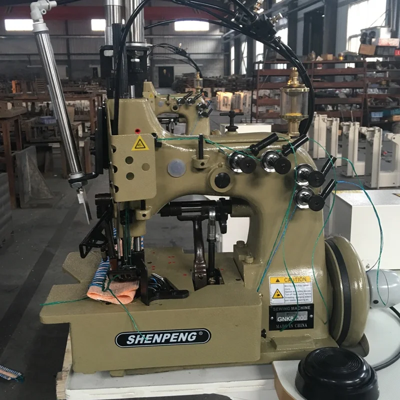 SHENPENG 81300 A1HL Double Needle Four Thread Safely Stitch Made-In-China Sewing Machine