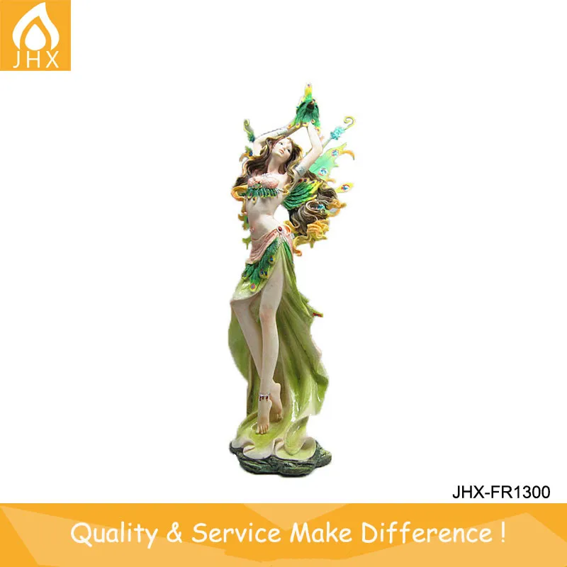 Outdoor Sculptures Antique Life Size Fiberglass Beautiful Nude Woman Statues For Sale