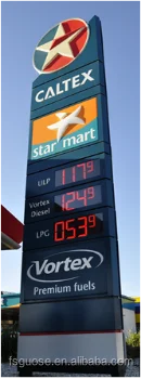 Реклама бензин пилон знак с из светодиодов азс цена доски