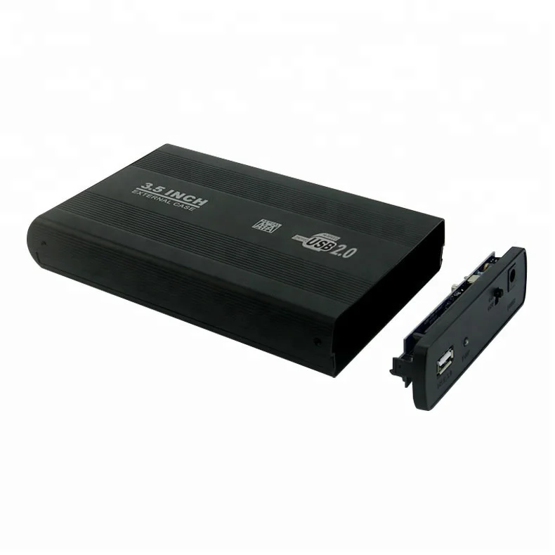 Корпус для внешнего жесткого диска 3,5 дюйма из алюминия USB2.0 на SATA