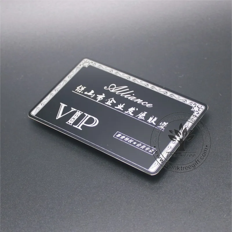 
direct factory wholesale metal logo engraved invitation card for wedding 