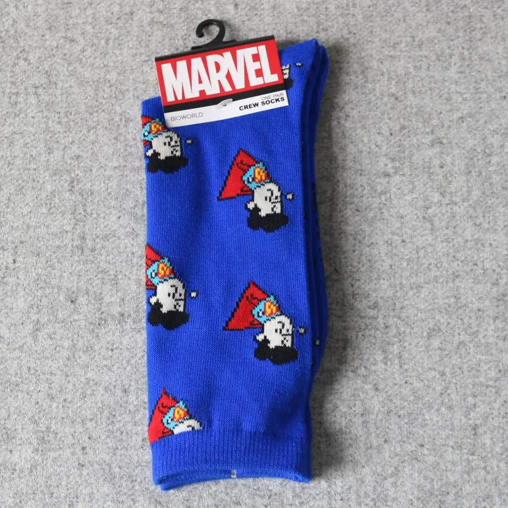 
UG socks for cotton funny marvel calcetines unisex cute cartoon crew happy sox bulk wholesale make your own logo designer socks 