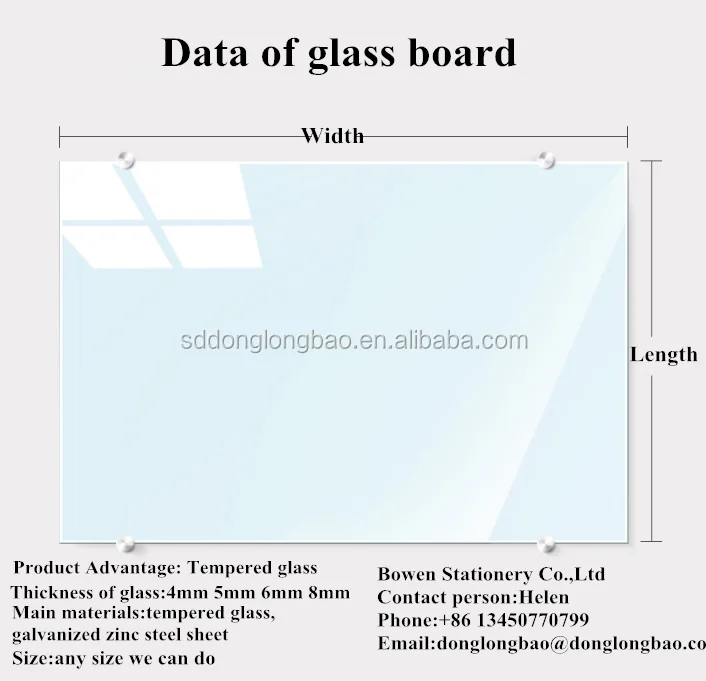 
Hot sale Office & School suppliers 90*120cm 180*90cm tempered magnetic glass board whiteboard 