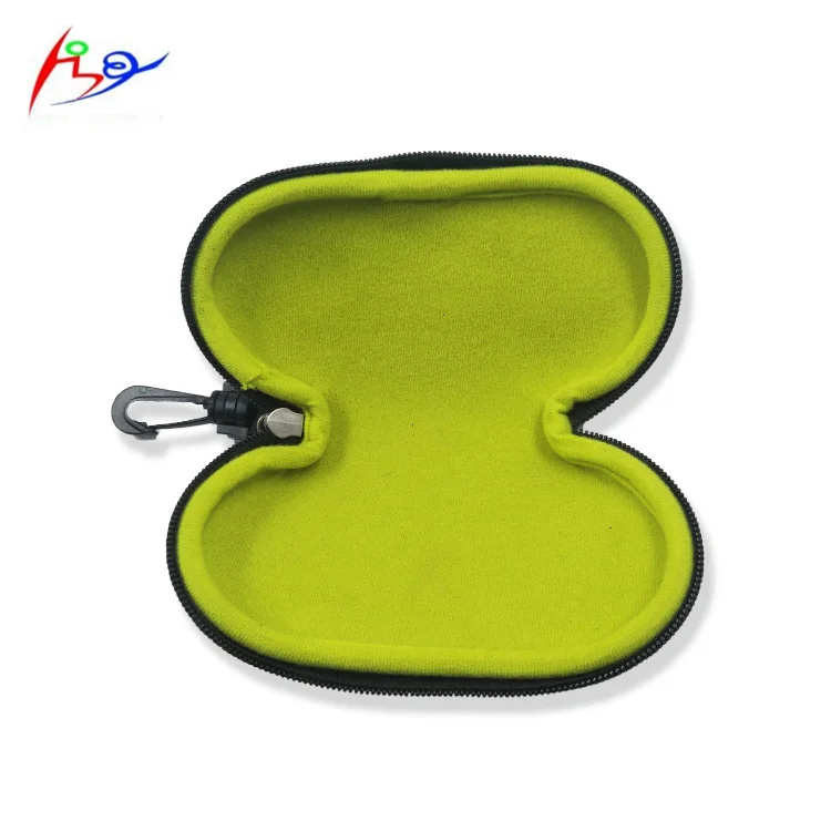 Eyeglasses case waterproof zipper pouch glasses case custom neoprene protect pouch