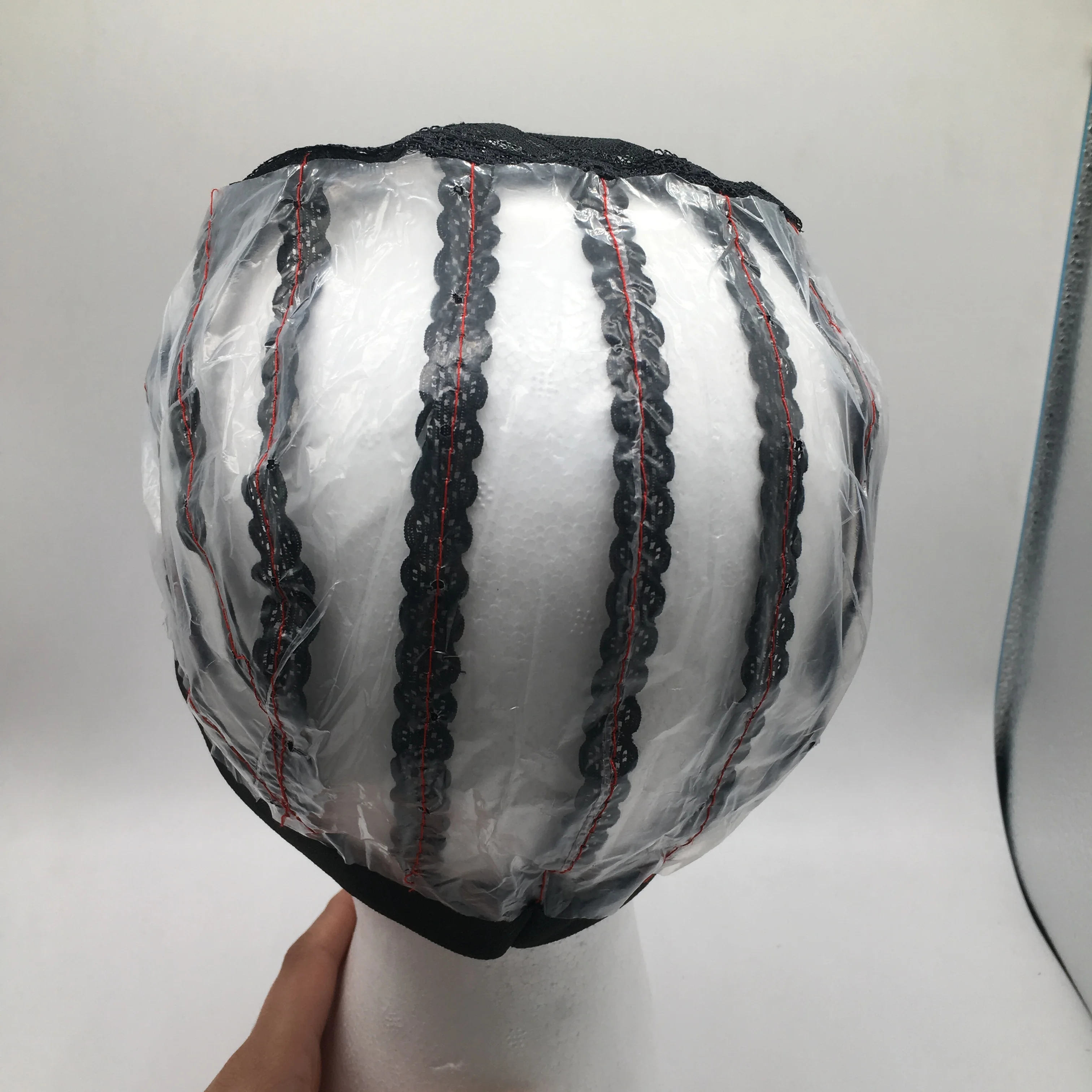 factory direct sale  wig cap, Black Ventilate Plastic Elastic Mesh Wig Cap With, wholesale price  lace wig caps for making wi