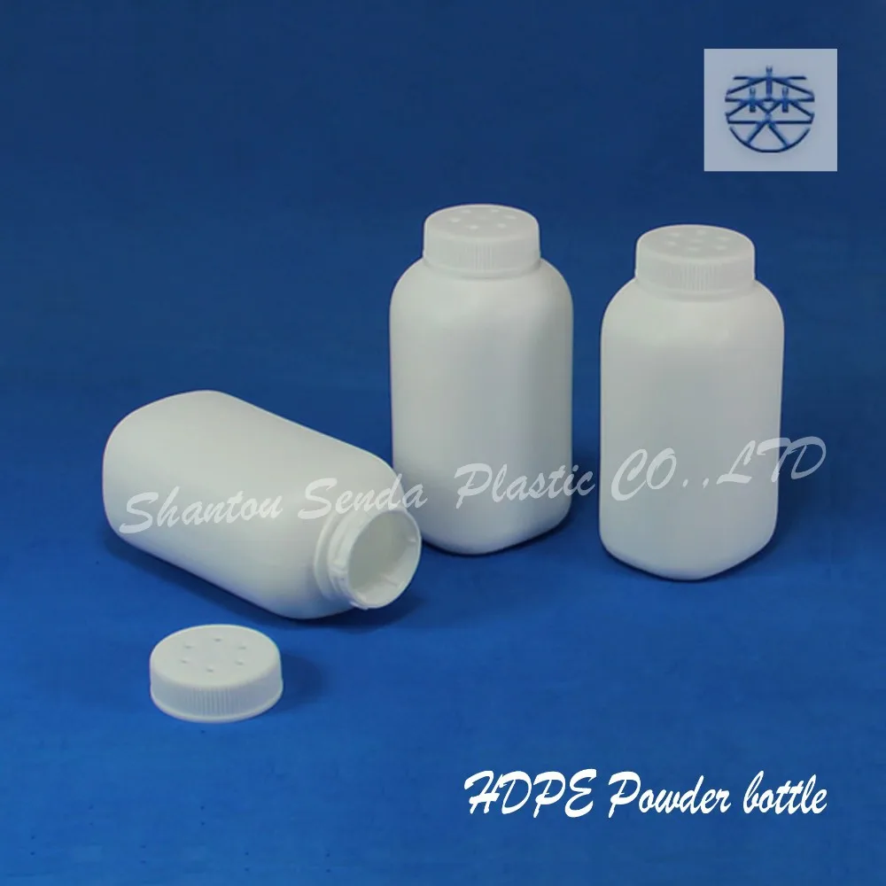hdpe square plastic bottles for powder, 80ml plastic powder container, dry powder container