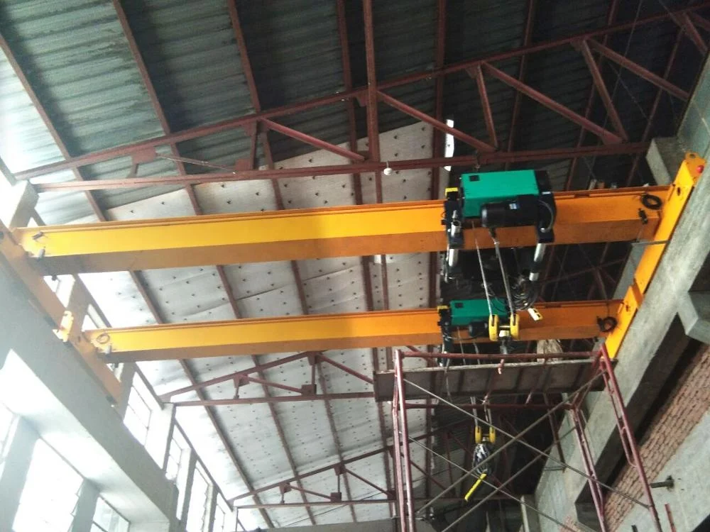 10 ton 5t European single girder overhead cranes for sale