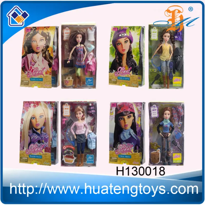 2012 красивый 4 различных моделей кукла платье с подвижными глазами для оптовой продажи