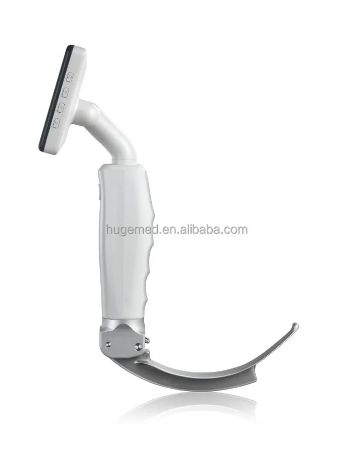 
HugeMed 2MP CMOS Camera rigid reusable balde video laryngoscope for Emergency 